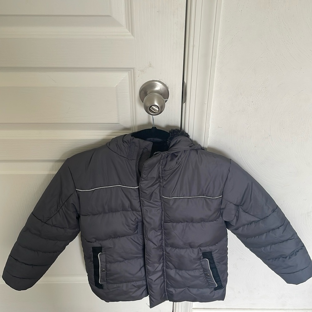 Gray Kids Winter Coat